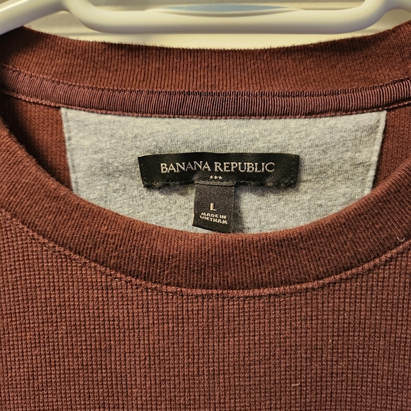 Banana Republic, Men's Thermal Shirt, Brown, Large - Picture 2 of 3